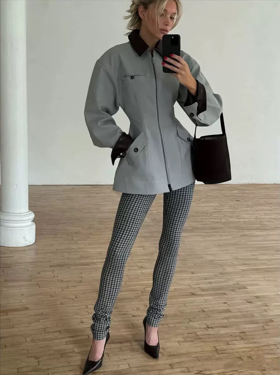 Soho Contrast Collar Jacket