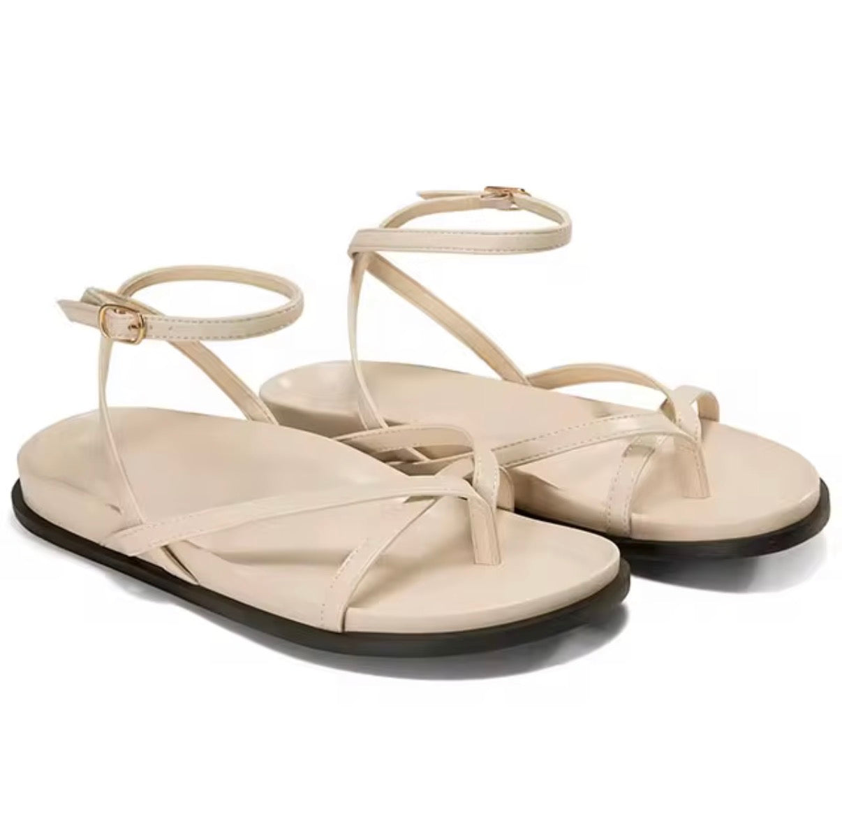 Minimal Strap Ankle Sandals