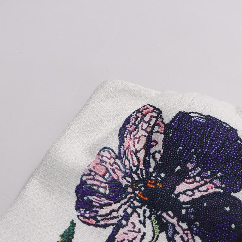 Floral Garden Strapless Mini Dress