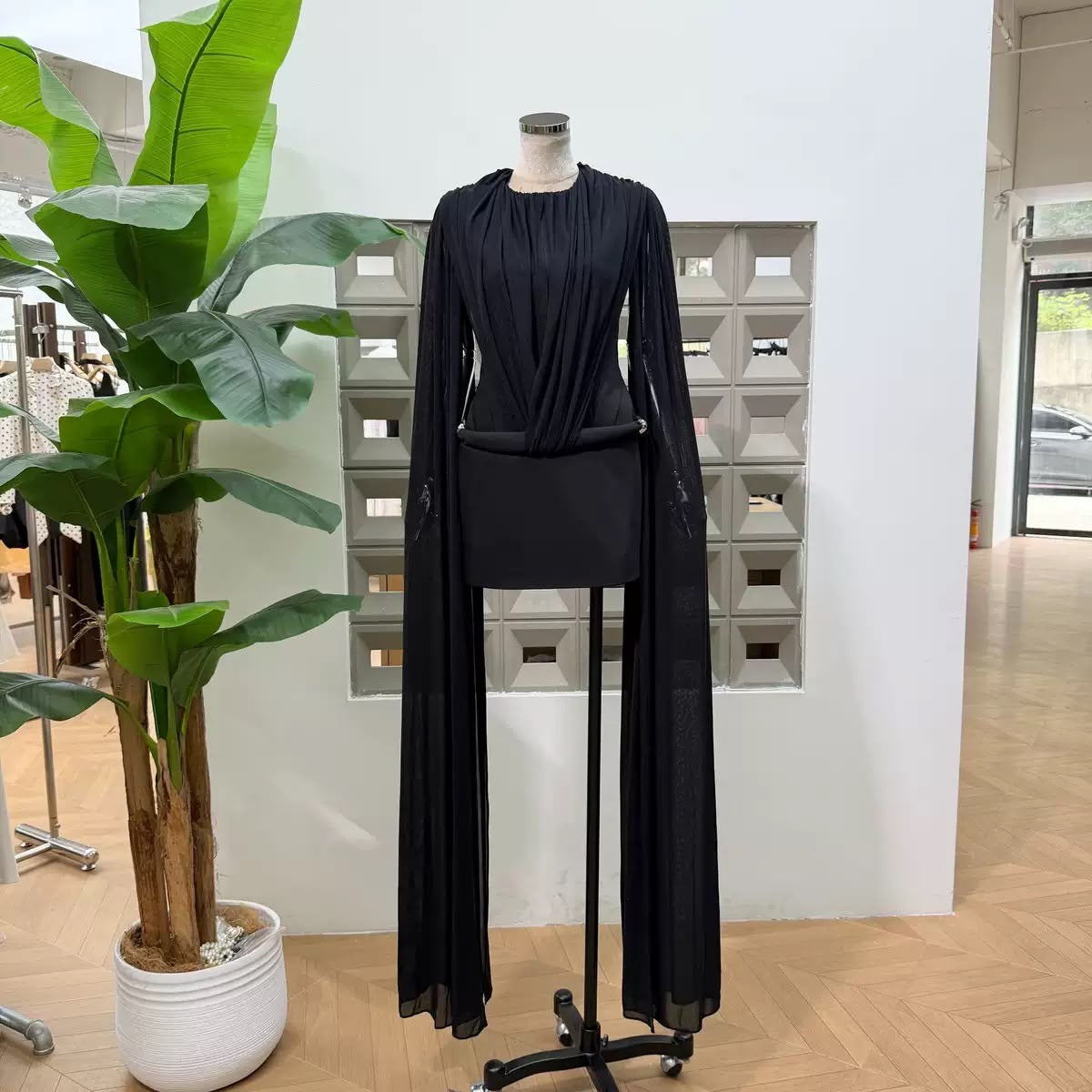 Celeste Draped Mini Dress