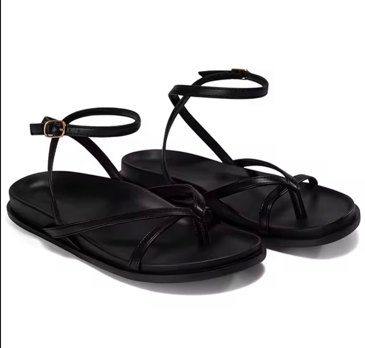 Minimal Strap Ankle Sandals