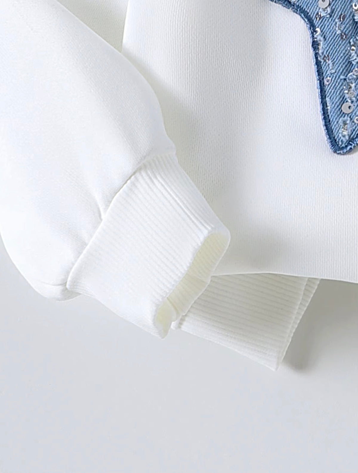 Pearl Bow Denim Set