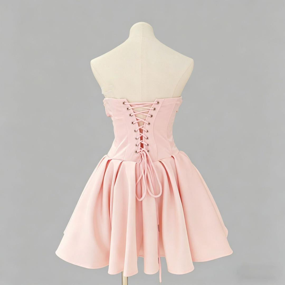 Corset Flare Mini Dress
