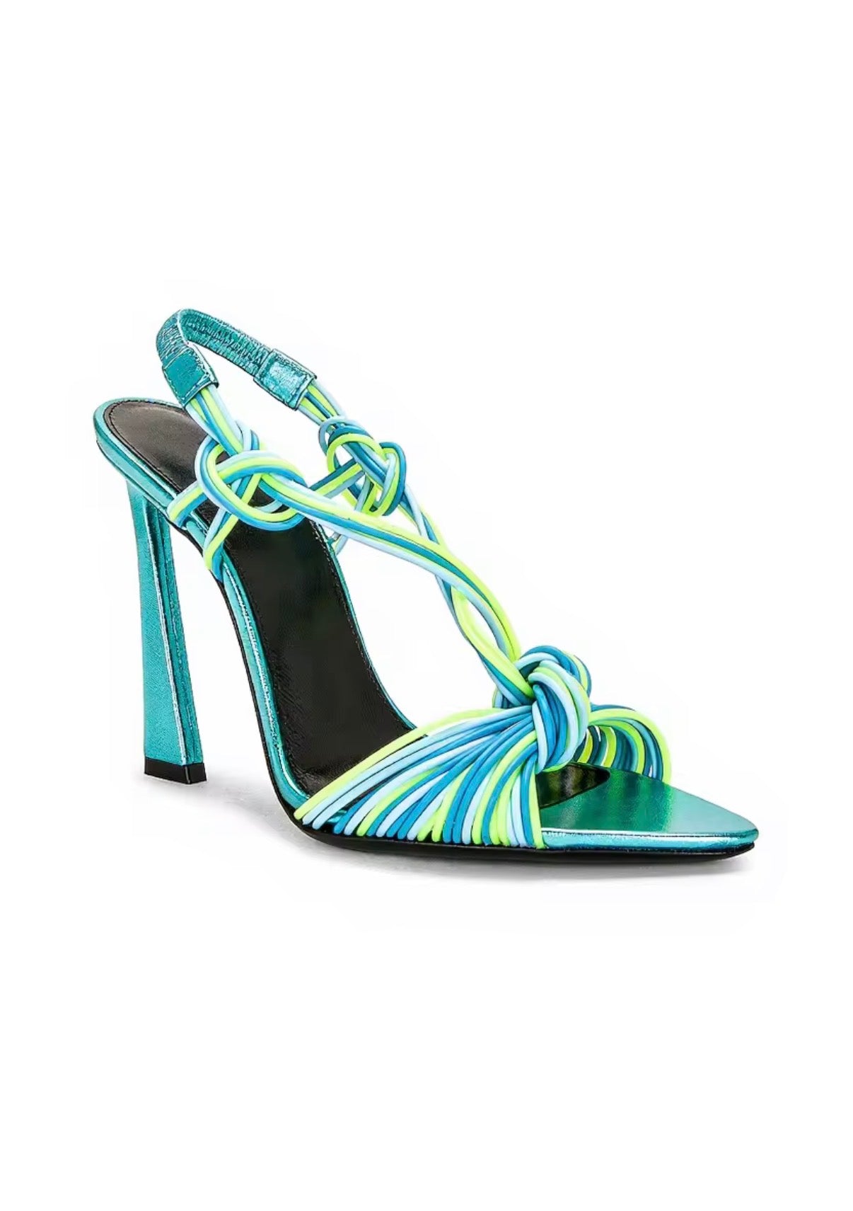Neon Knot Heels