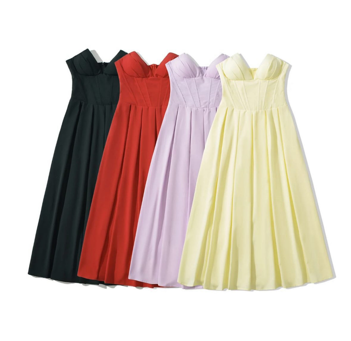 Aurora Corset Midi Dress
