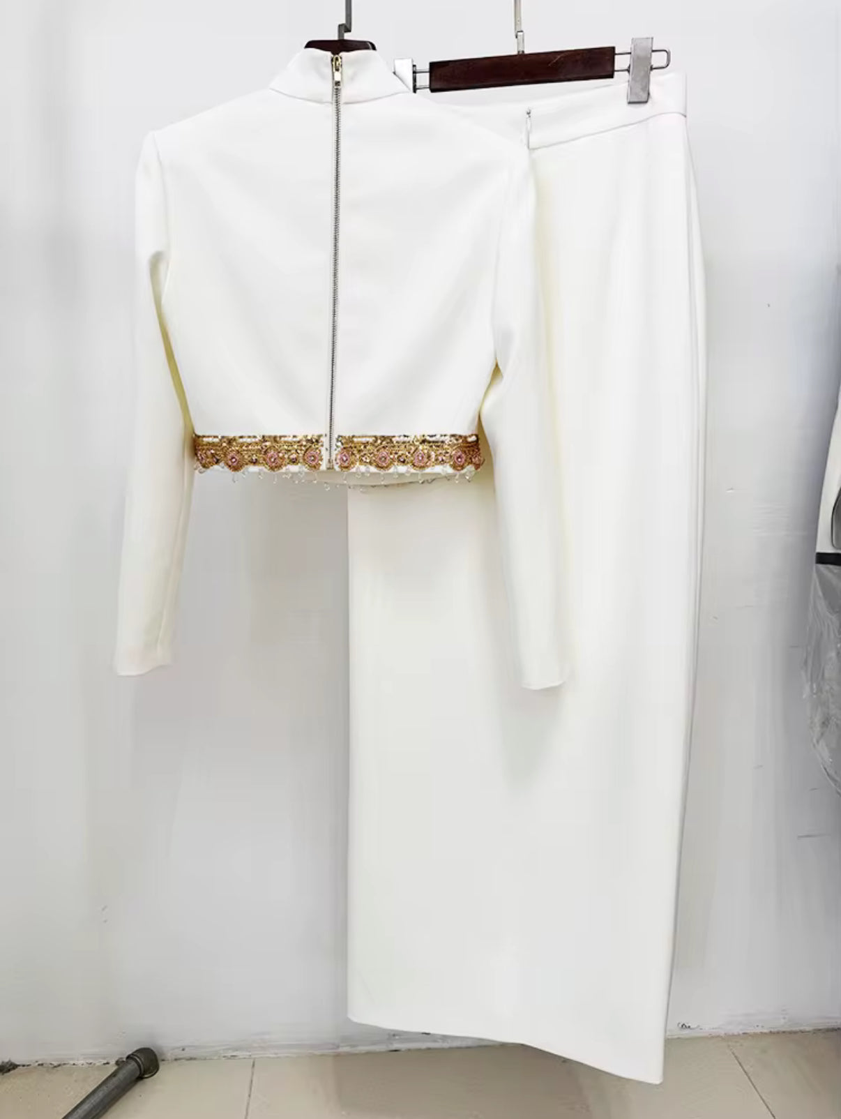 Golden Edge skirt Set