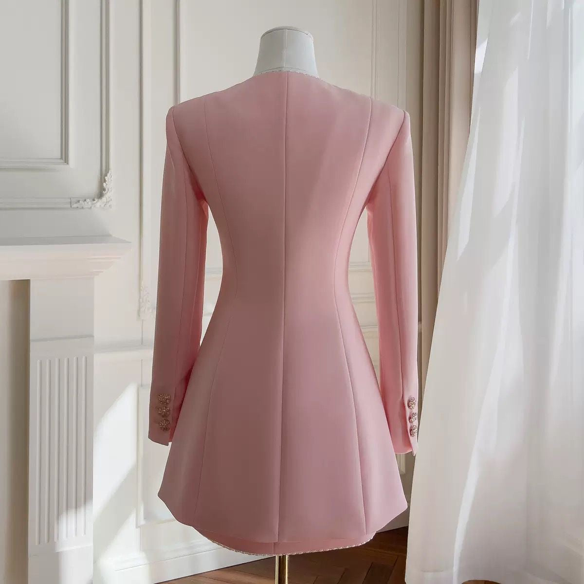 Blush Grace Blazer Dress