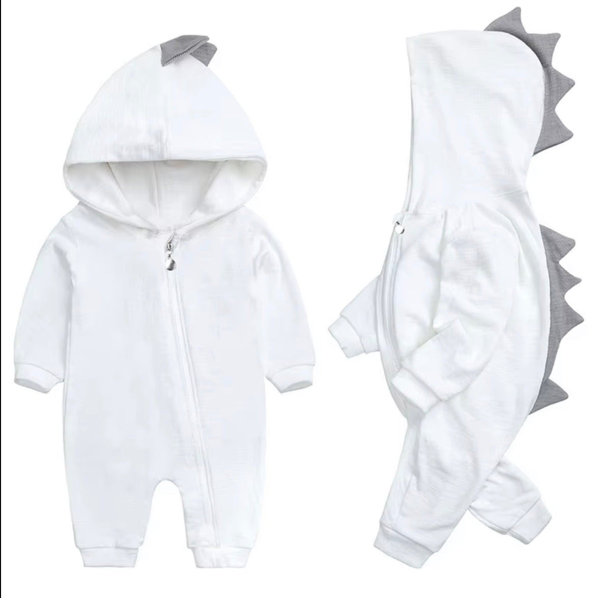 Little Dino Hooded Jumpsuit