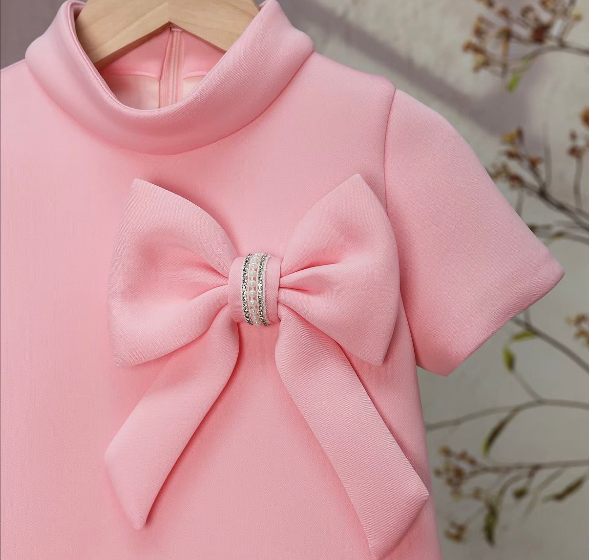Ruffle Rose Bow Dress