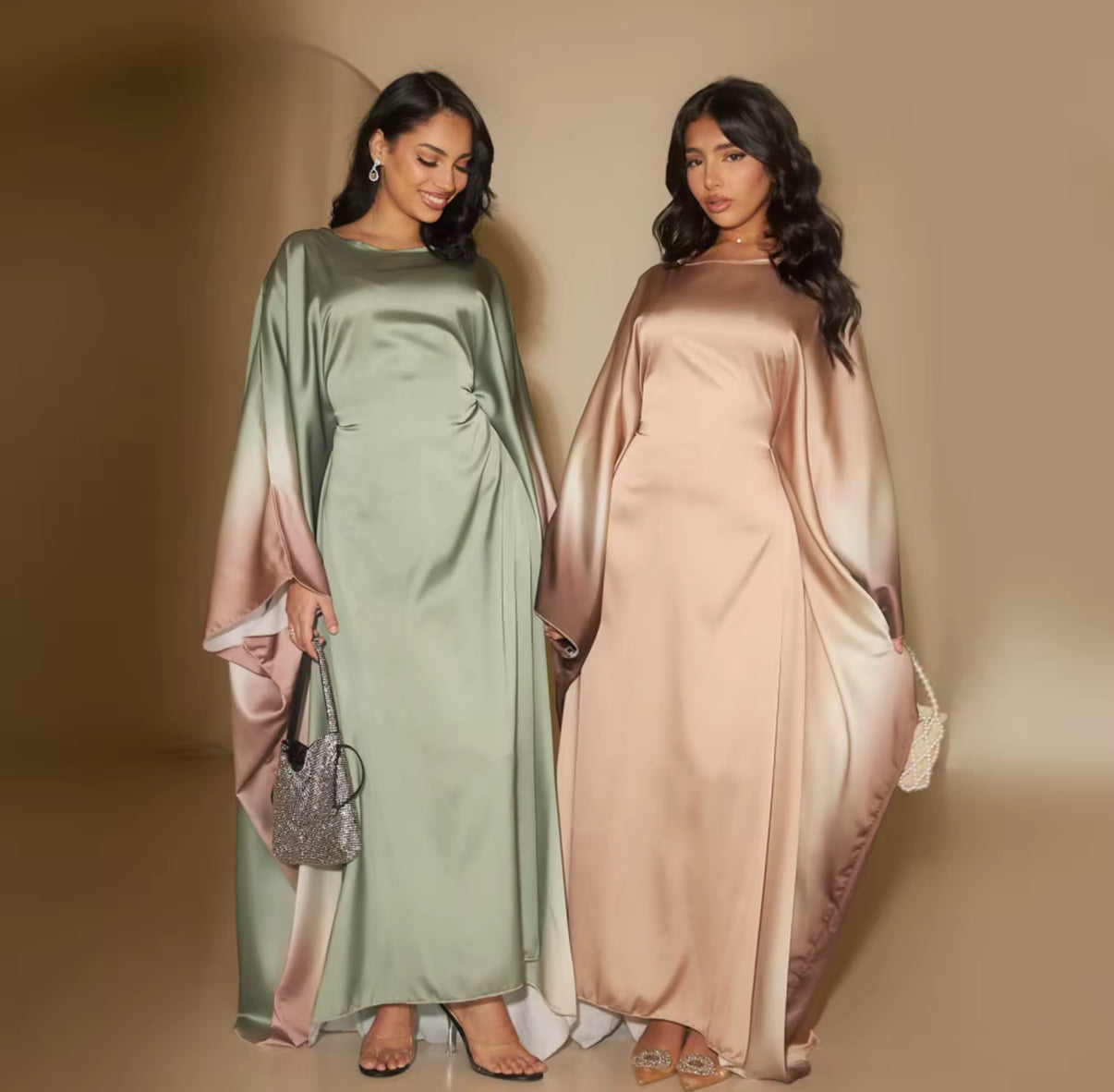 Luna Satin Flow Abaya