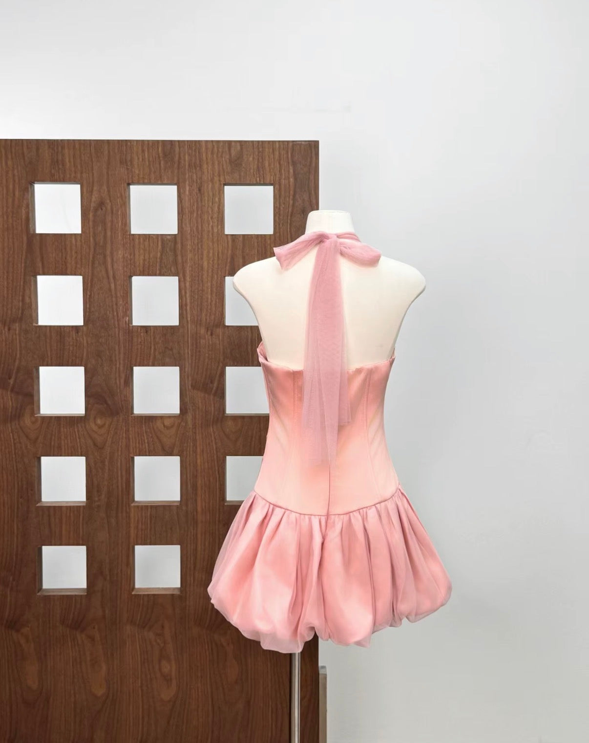 Blush Corset Bubble Dress