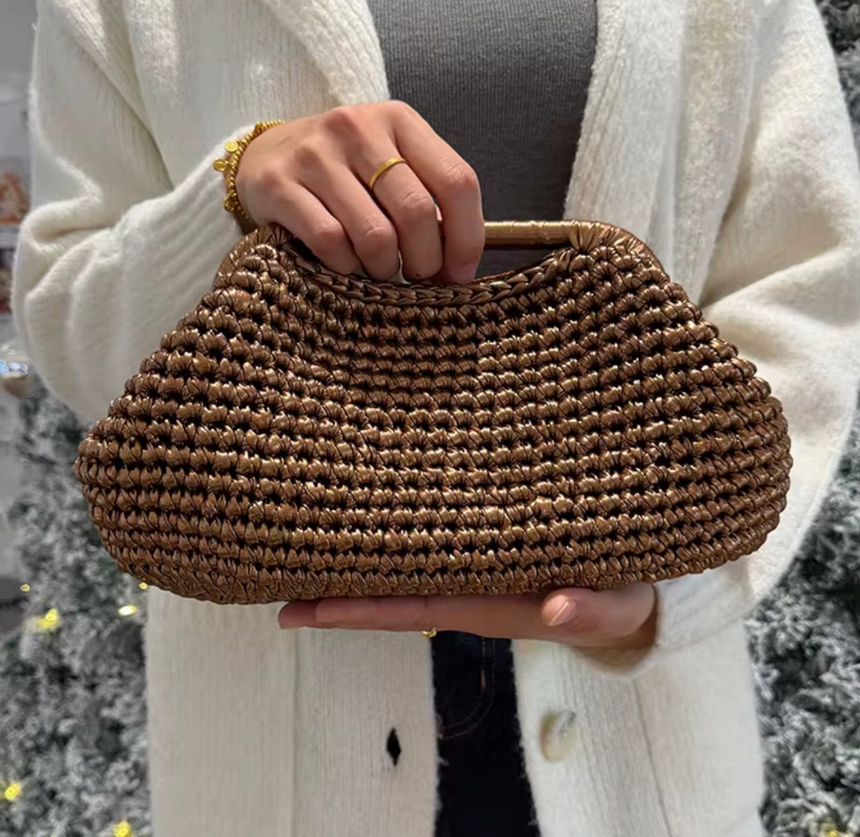 Luna Crochet Mini Bag