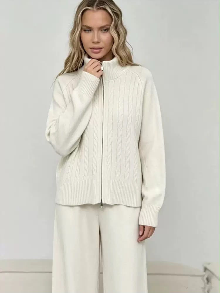 Amélie Cable-Knit Lounge Set