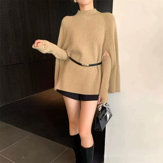 The Milan Knit Belted Sweater