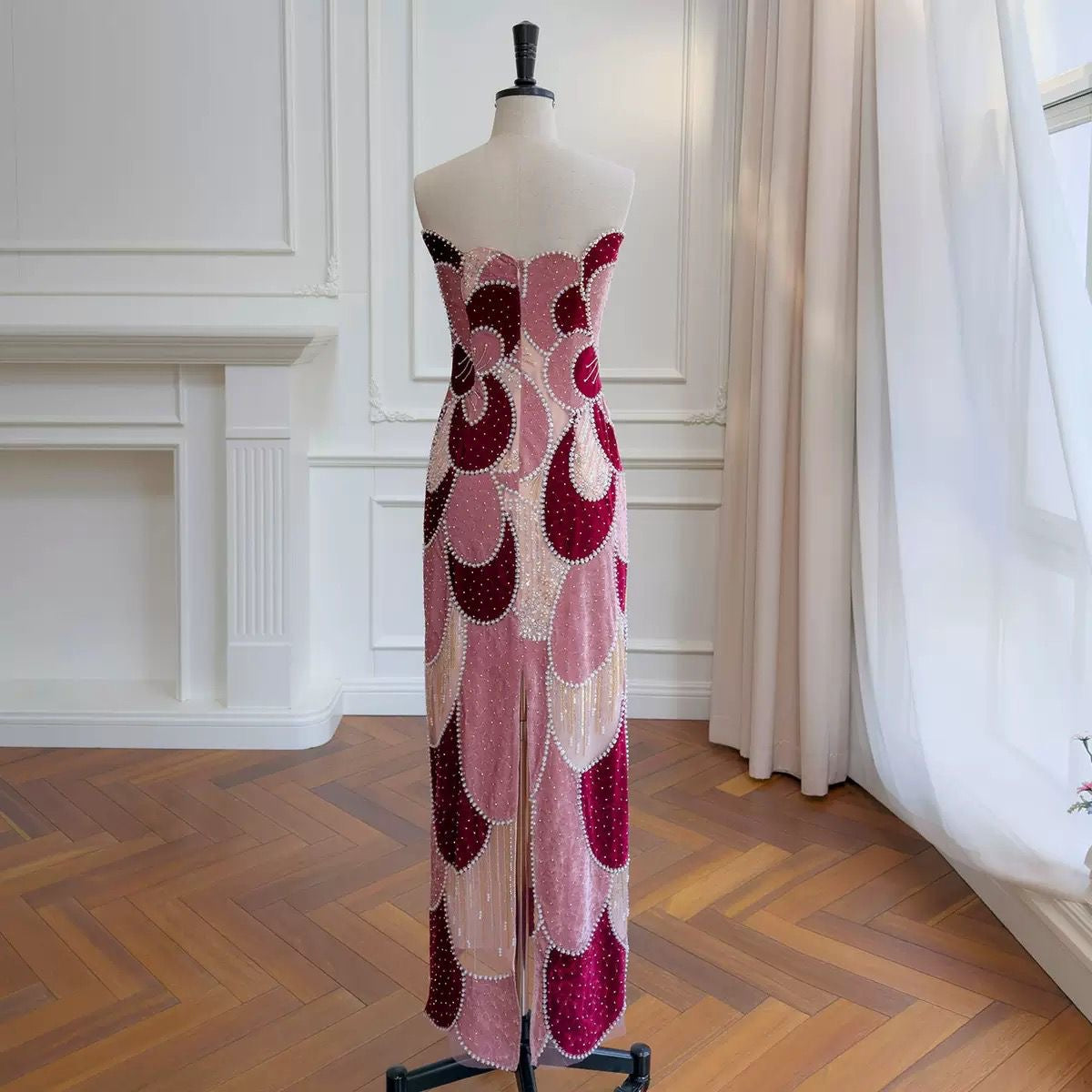 Ruby Mosaic Gown