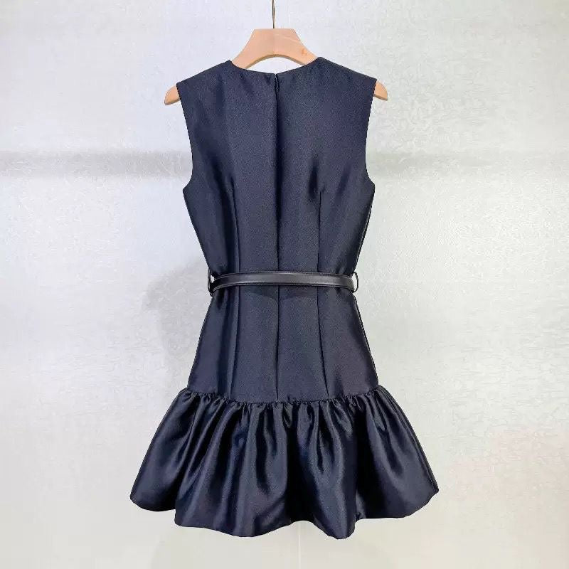 Maison Chic Belted Dress