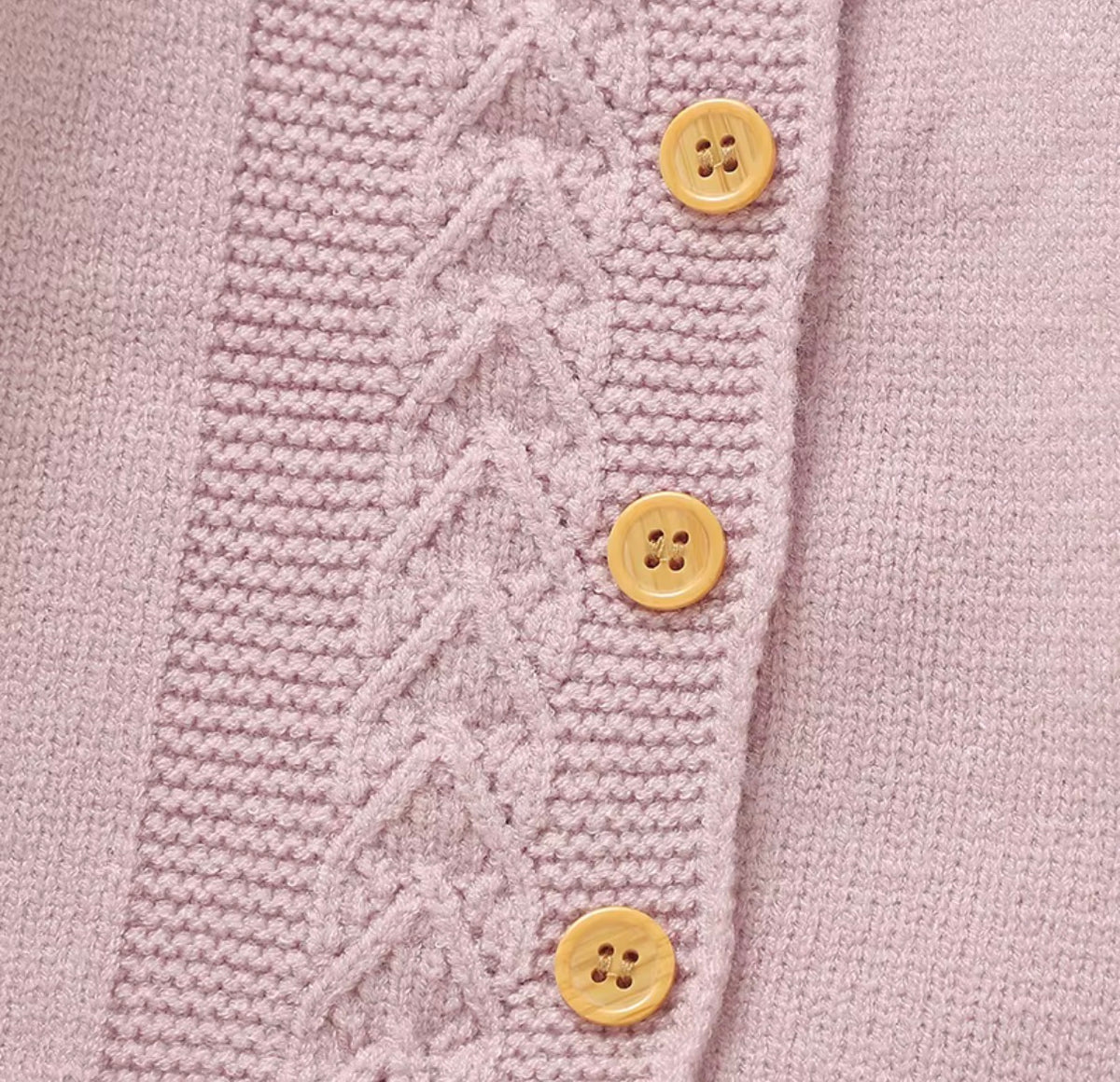Classic Button Knit Baby Set