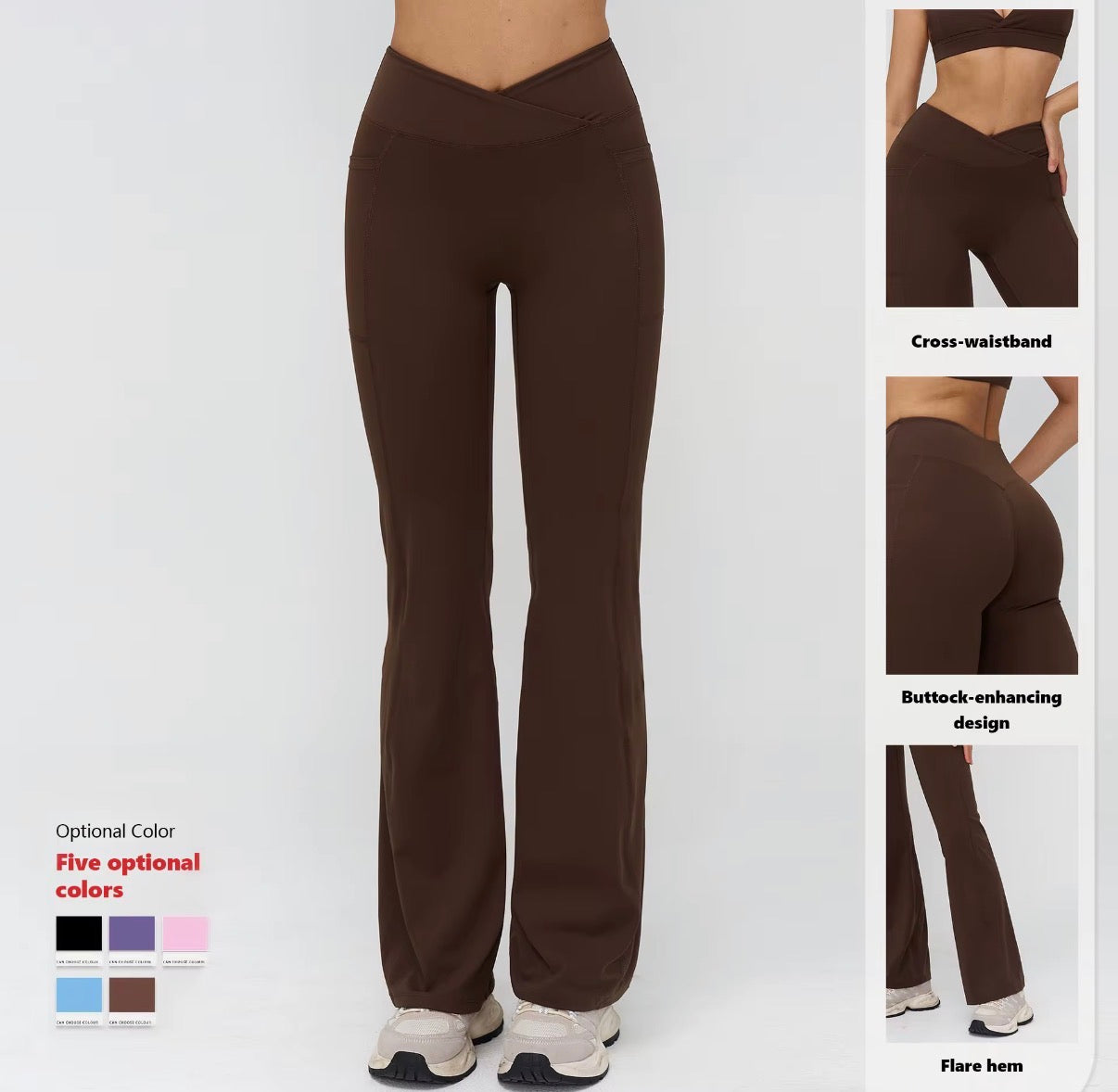 Contour Sculpt V-Waist Flare Leggings & Fitted Tank Active Set