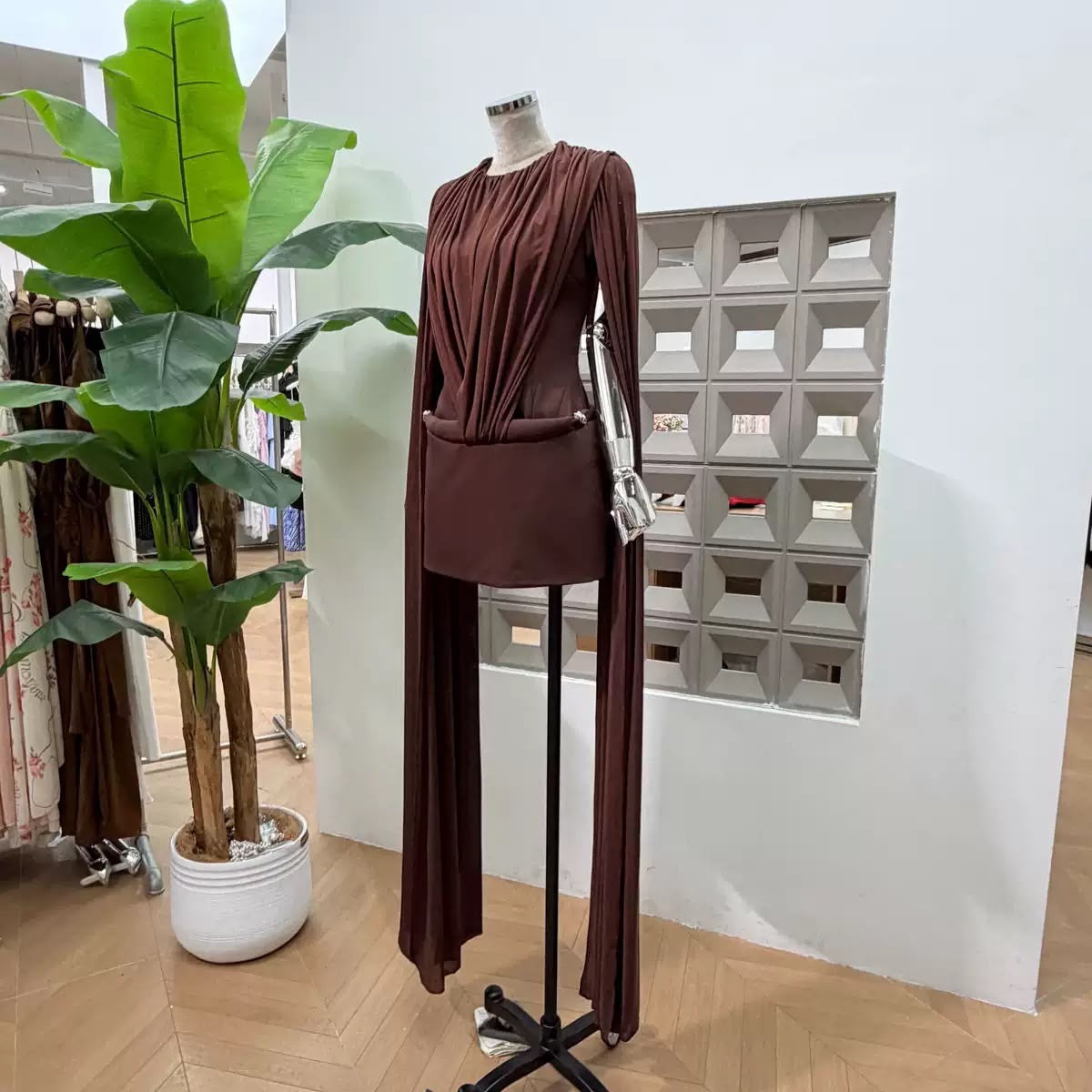 Celeste Draped Mini Dress