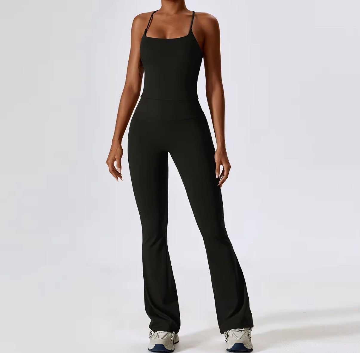 CrissCross Sculpting Flare Active Set with Seam Detail