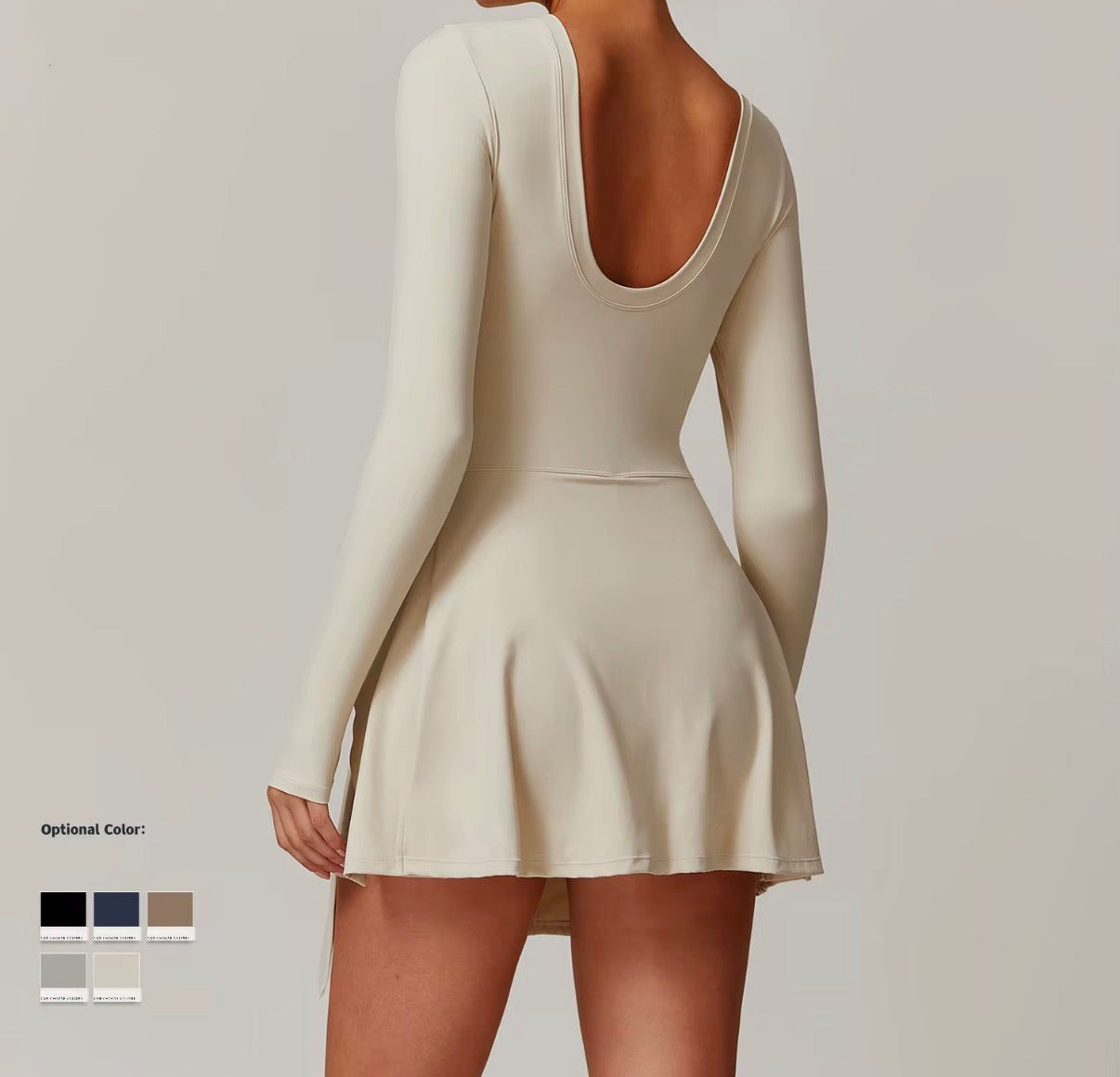 Wrap Skort Bodycon Dress