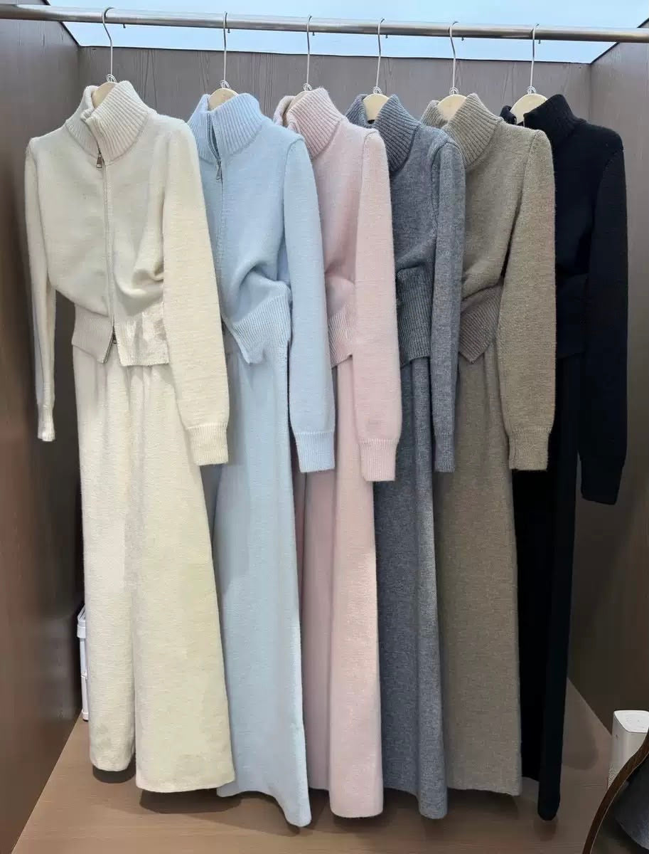 Milano Zip Knit Set