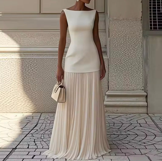 Soft Muse Pleated Dress