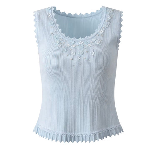 Blossom Pearl Knit Top