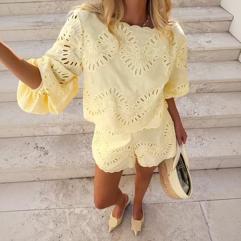 Limoncello Eyelet Set