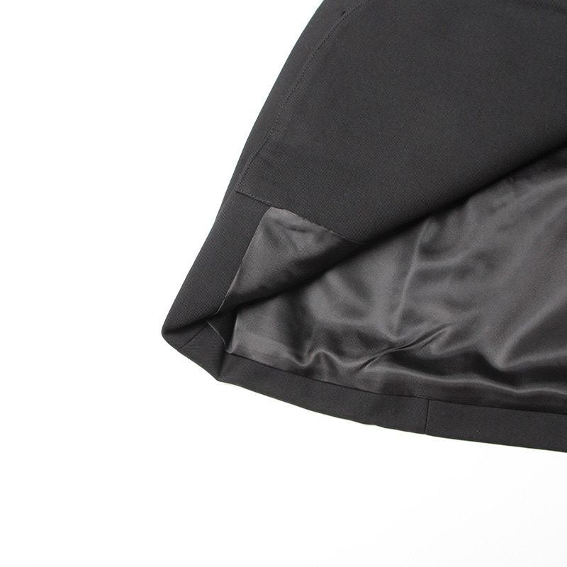 tailored fit blazer with sheer corset waist