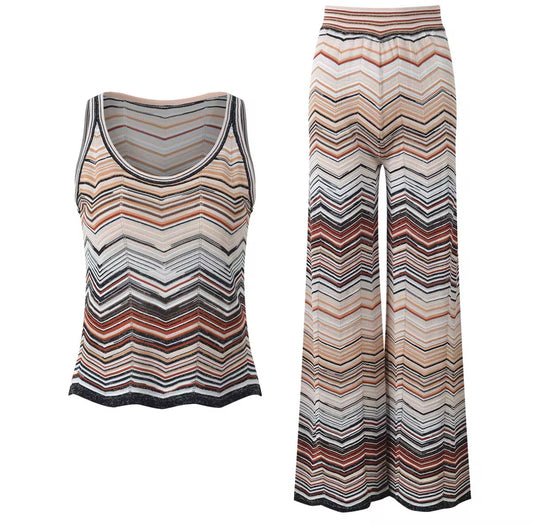 Zigzag Knit Co-Ord Set
