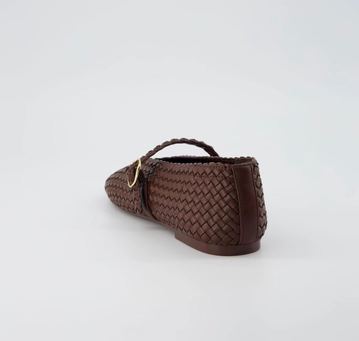 Woven Strap Ballet Flats