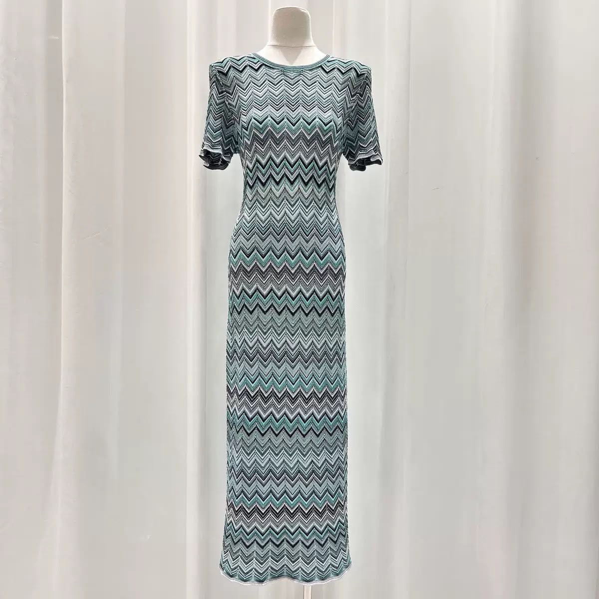 Chevron Muse Dress