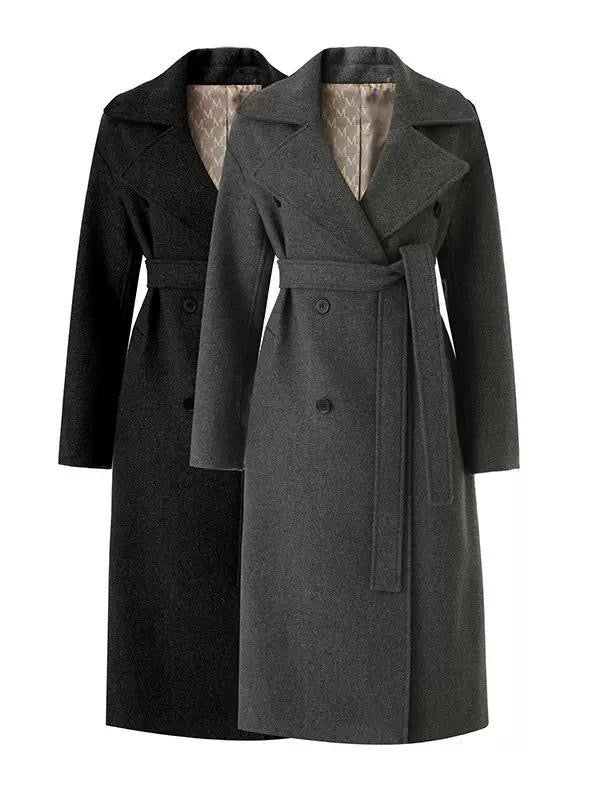 Isabelle Wool Wrap Coat