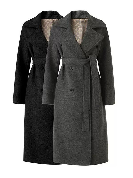 Isabelle Wool Wrap Coat