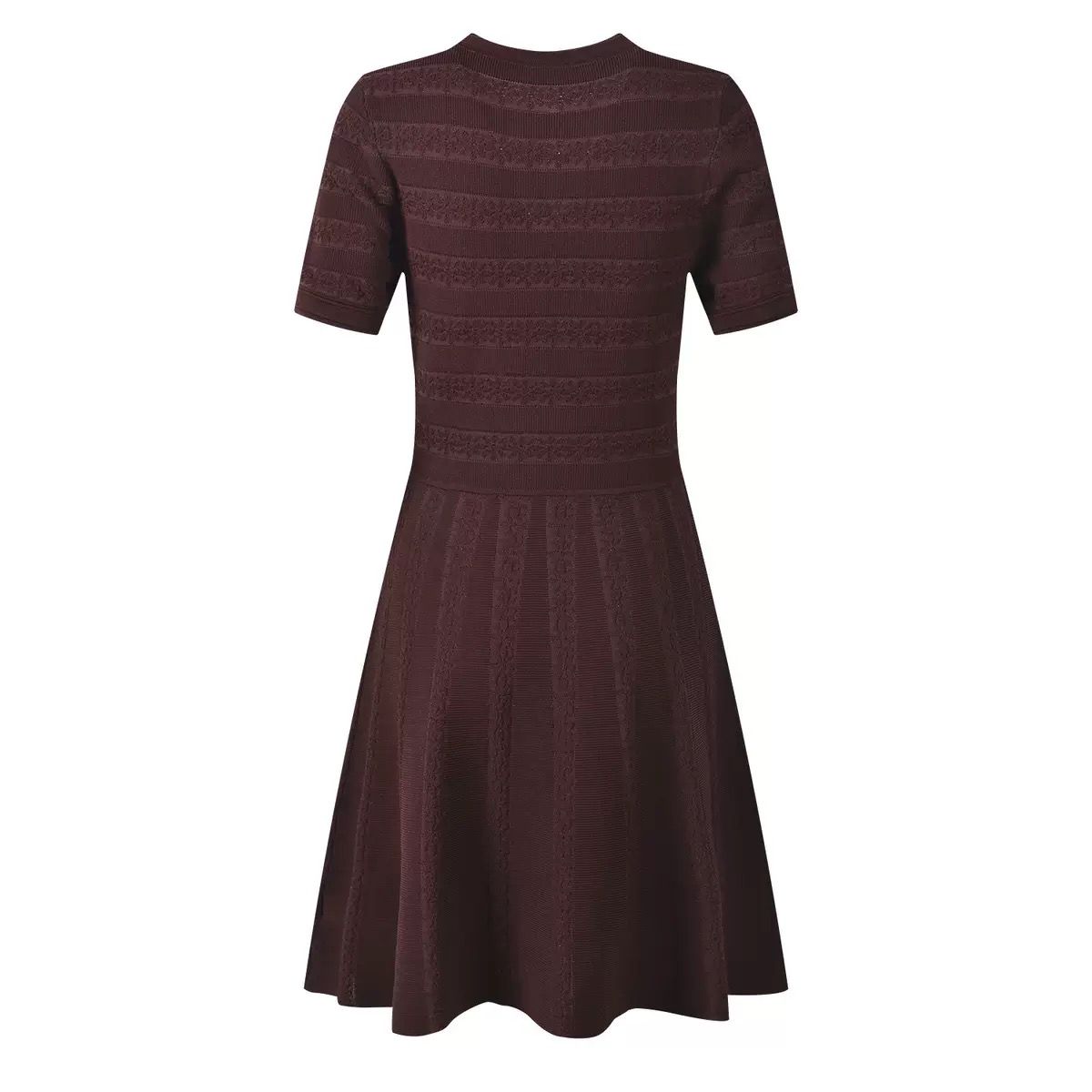 Luxe Textured Button Knit Dress