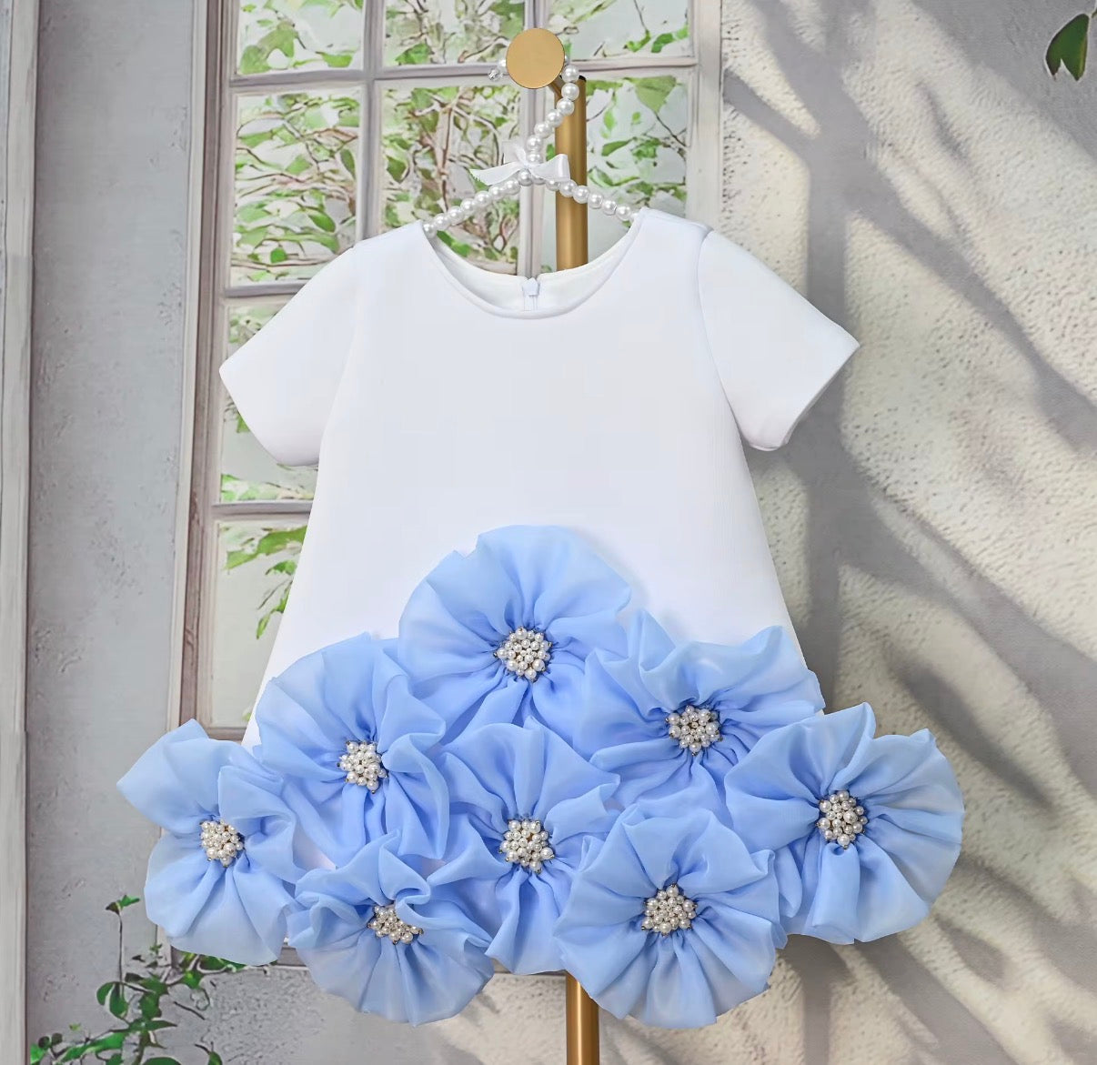 Pearl Bluebell Bloom Dress