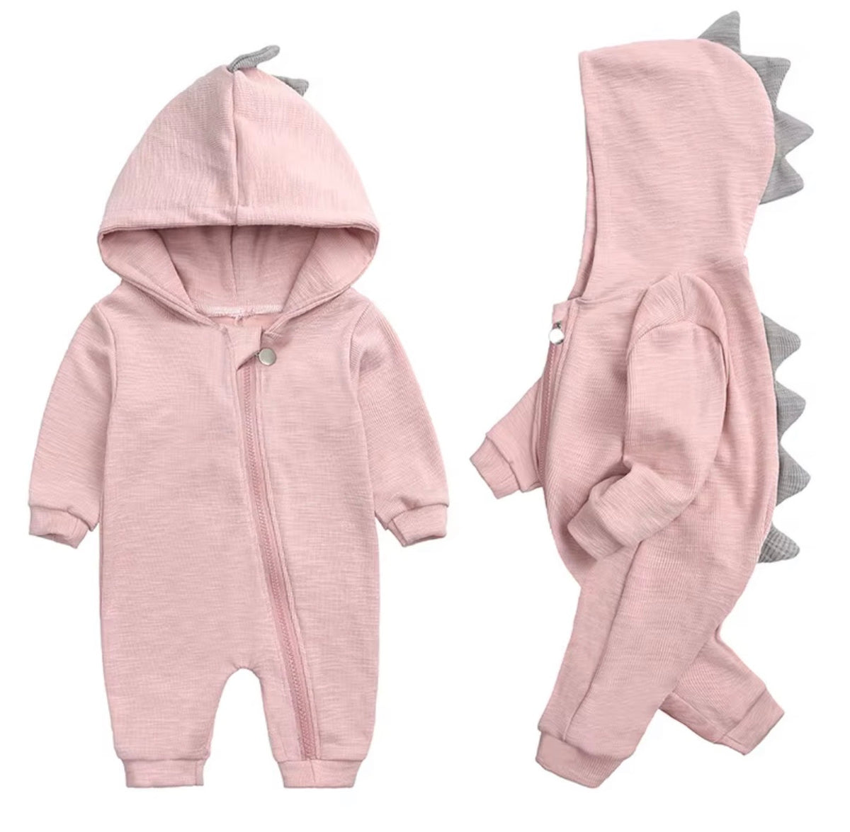 Little Dino Hooded Jumpsuit
