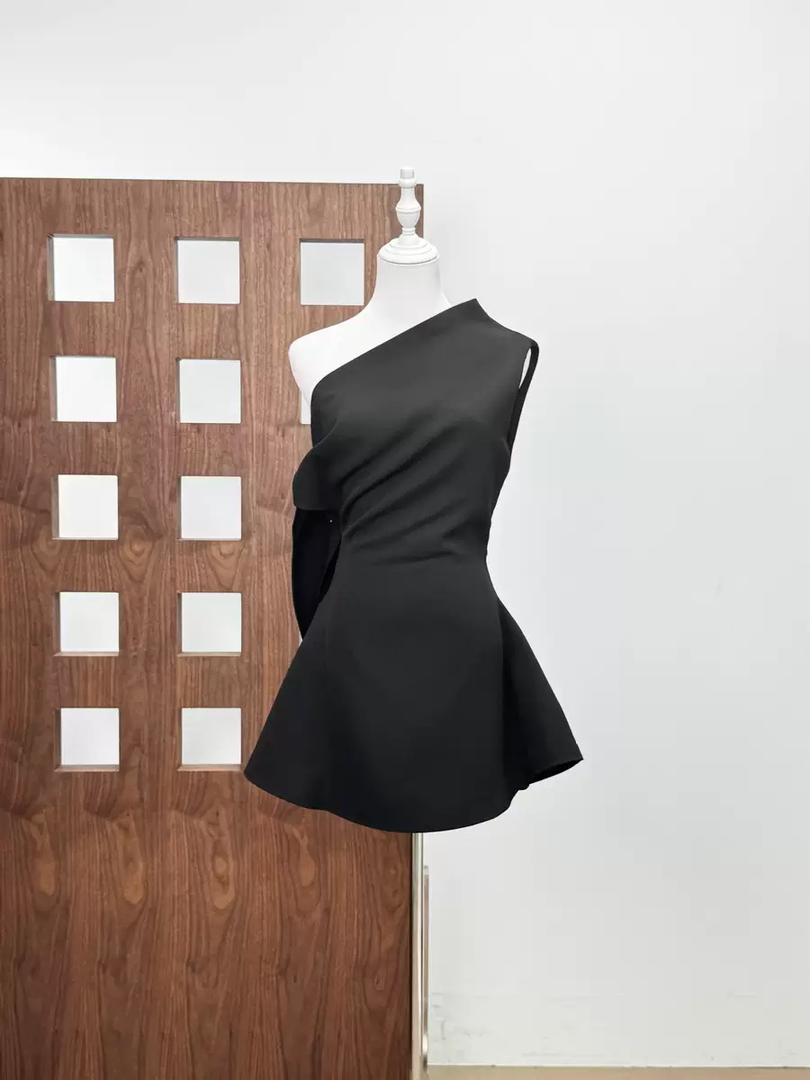 Ivory Sculpt Mini Dress