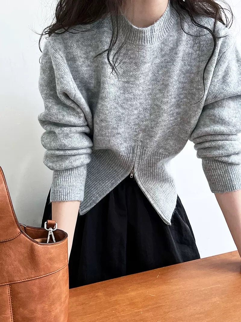 Everyday Chic Zip Sweater