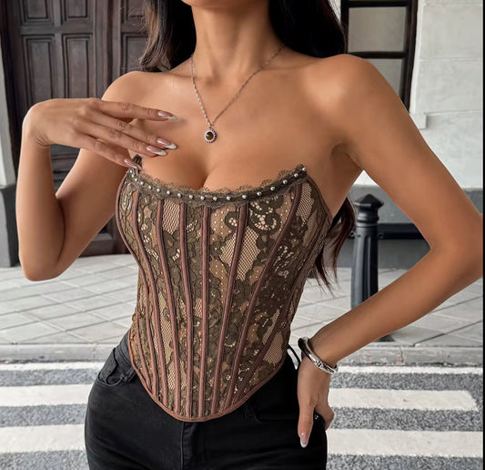 Romantic Pearl Corset