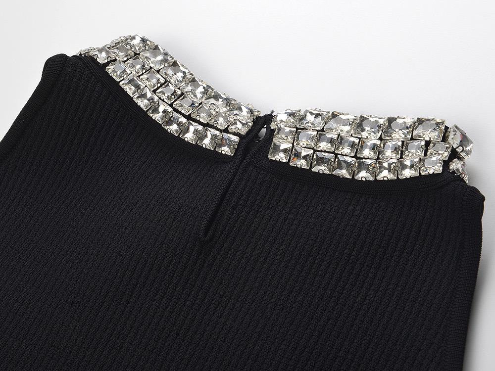 Crystal Halo Fit & Flare Dress