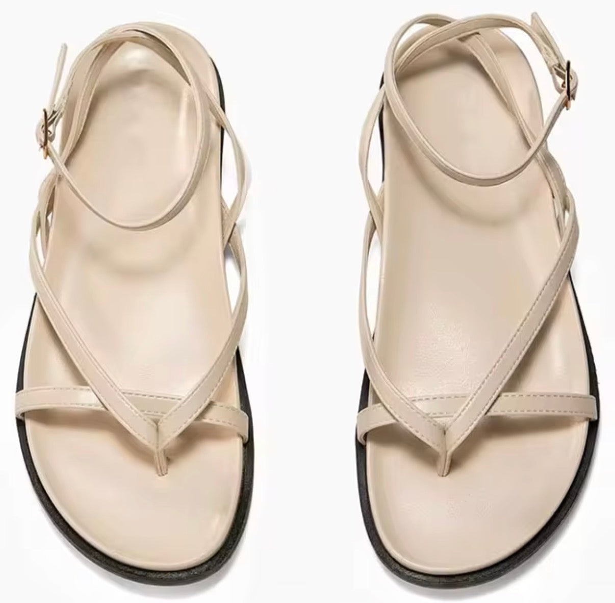 Minimal Strap Ankle Sandals