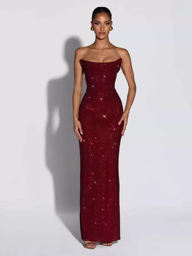 Ruby Stardust Gown