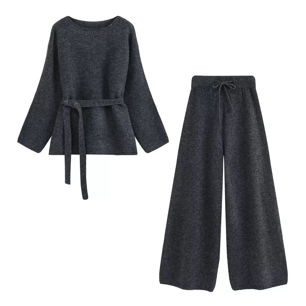 Amélie Belted Knit Set