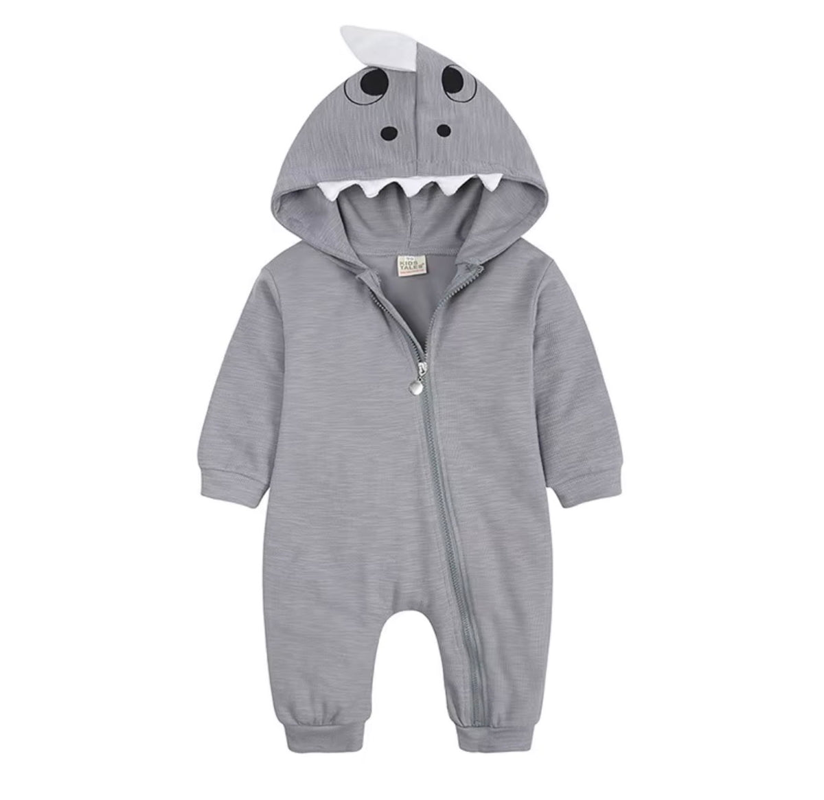 Little Dino Hooded Jumpsuit