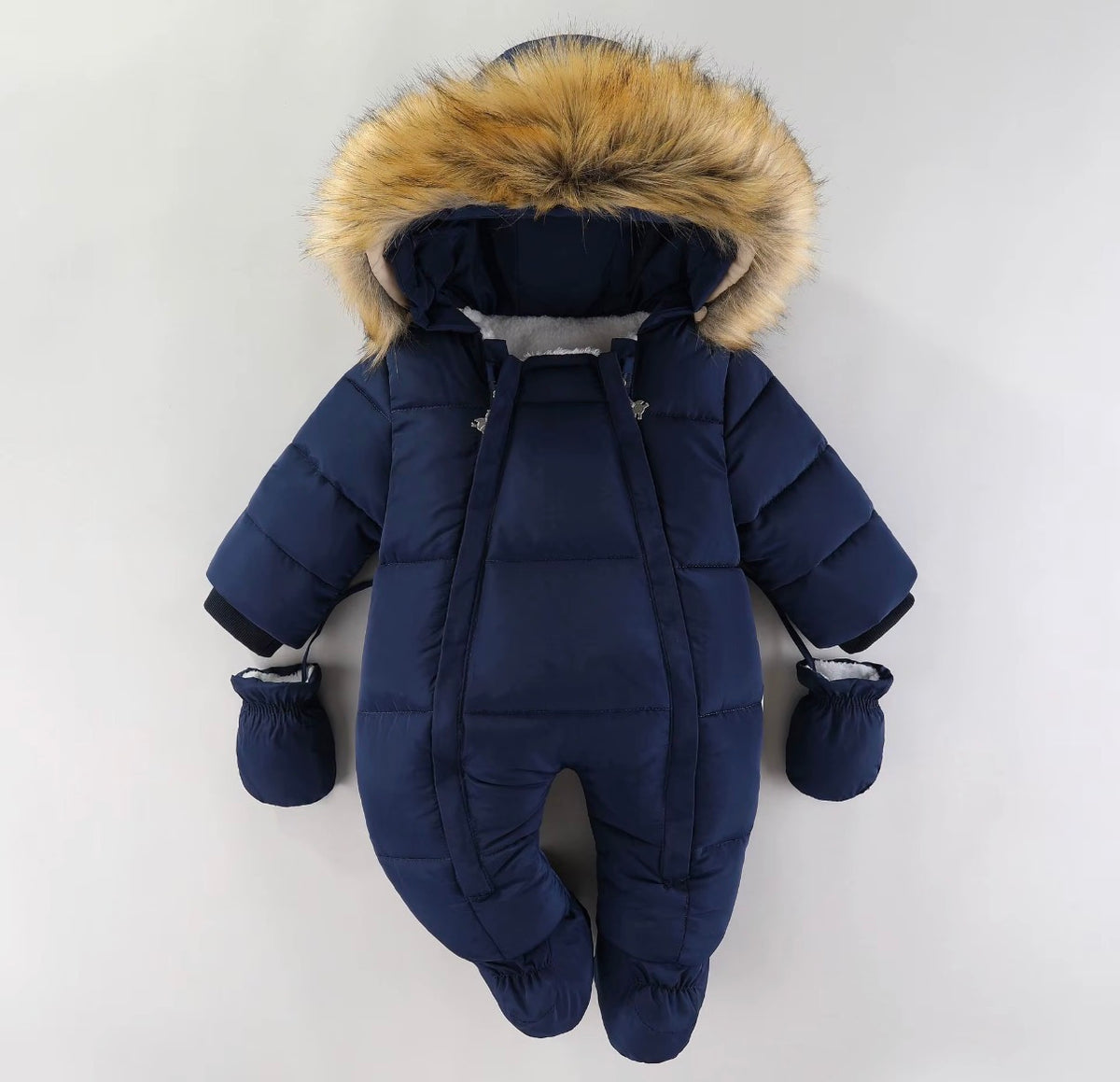 Frosty Fur Hood Snowsuit
