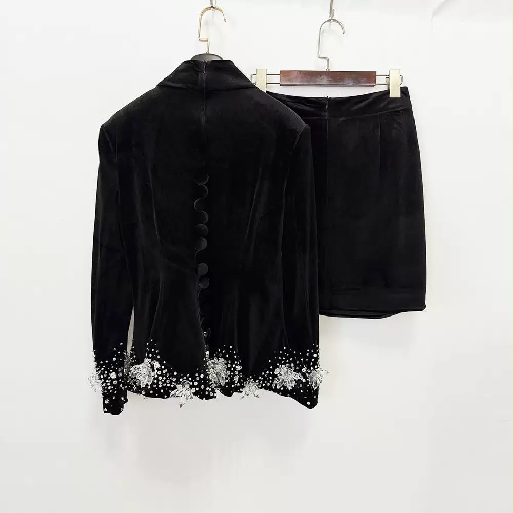 Éclat Crystal Velvet Set