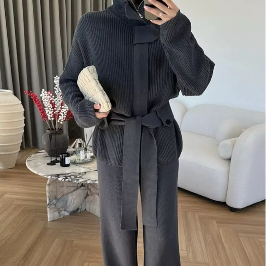 Vienna Belted Knit Set