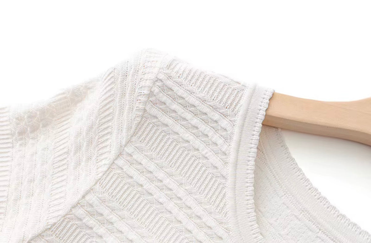 Ruffle Knit Maxi Dress
